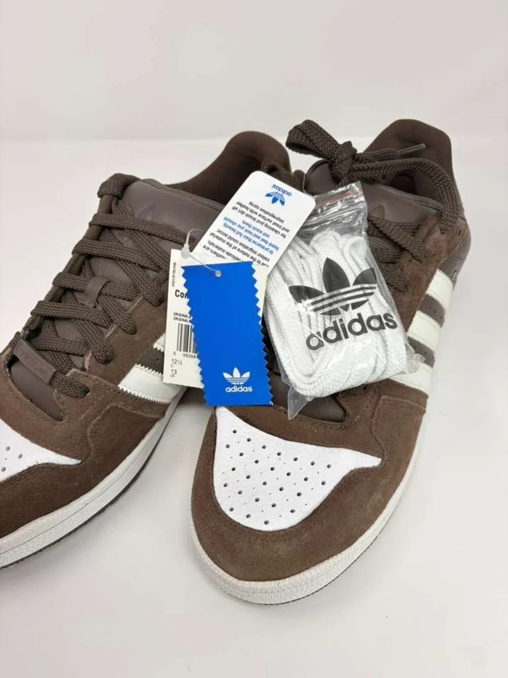 Adidas Comptown ST Compton Brown White Skate Shoes Size 13 NWT
